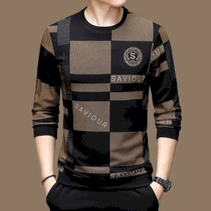 স্টাইলিস্ট ফুল স্লিভ সুতি চায়না উলের টি-শার্ট-CODE-ST22