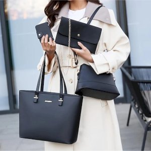 মহিলাদের জন্য নতুন ফ্যাশন 4-পিস কম্বো হ্যান্ডব্যাগ সেট